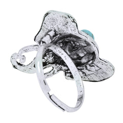 Elephant Oxidized Silver Plated Adjustable Ring Cuff Kada Combo Women