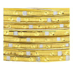 Wedding Traditional 22K Gold Rhodium Metal Chuda Kada Bangle Set Of 8