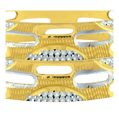 Wedding Designer 22K Gold Rhodium Metal Chuda Kada Bangle Set Of 2