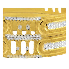 Wedding Filigree 22K Gold Rhodium Metal Chuda Kada Bangle Set Of 2