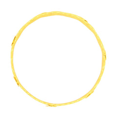 Queen Elizabeth Wedding 22K Gold Plated Bangle Pair Set Of 2 For Women