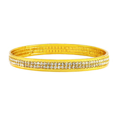 Eternity Bridal Wedding American Diamond Kada Bangle Set Of 2 (Pair)