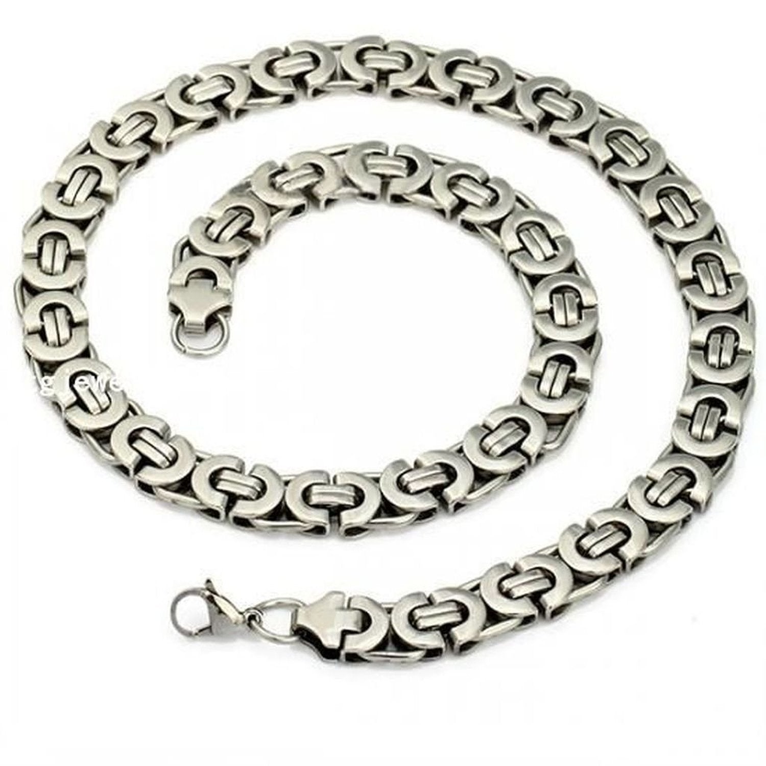 Silver Stainless Steel Silver Plated Chain Chain For Men