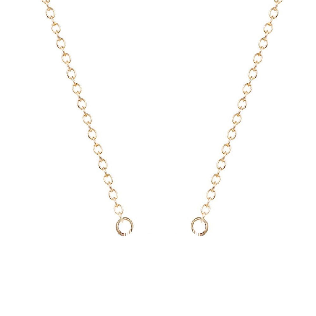 Slim Link Gold Copper Nekclace Chain For Women