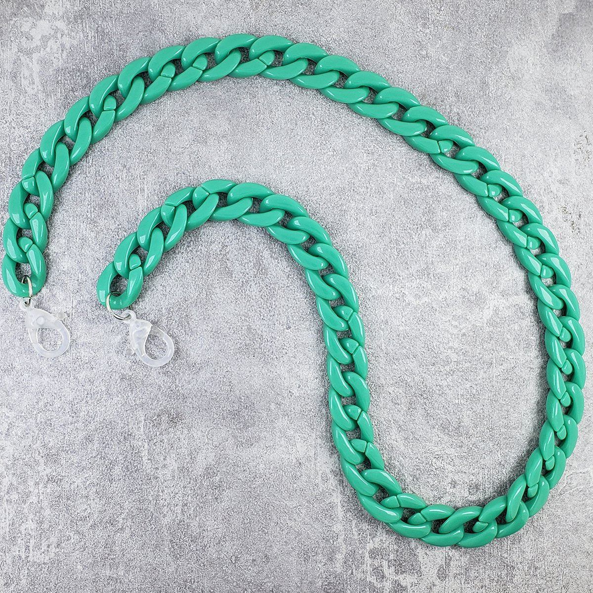 Dark Green Mask Chain For Women