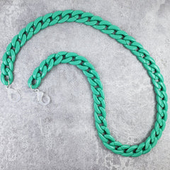 Dark Green Mask Chain For Women
