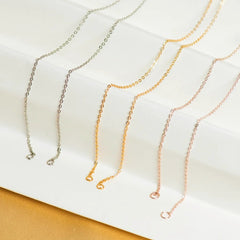 Ready Chain Jump Ring Lobster Size 20Inch 6Pc Chain Women Unisex