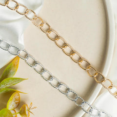 Aluminium Size 11 Mm Width 1 Meter Chain Women Unisex Men