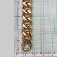 Aluminium Size 22 Mm Width 1 Meter Chain Women Unisex