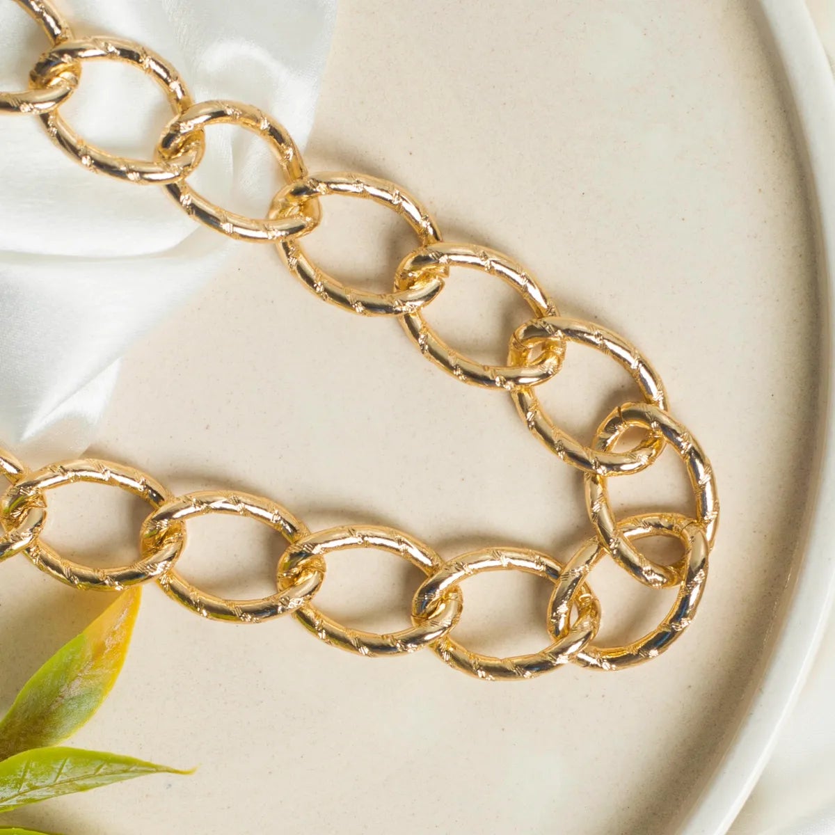 Aluminium Size 20 Mm Width 1 Meter Necklace Chain Women Unisex