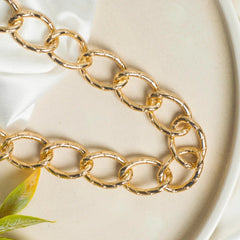 Aluminium Size 20 Mm Width 1 Meter Necklace Chain Women Unisex