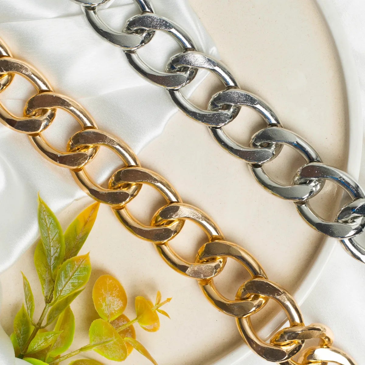 Aluminium Size 29 Mm Width 1 Meter Chain Women Unisex