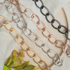 Aluminium Size 20 Mm Width 1 Meter Chain Women Unisex