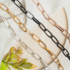 Aluminium Size 14 Mm Width 1 Meter Chain Womens