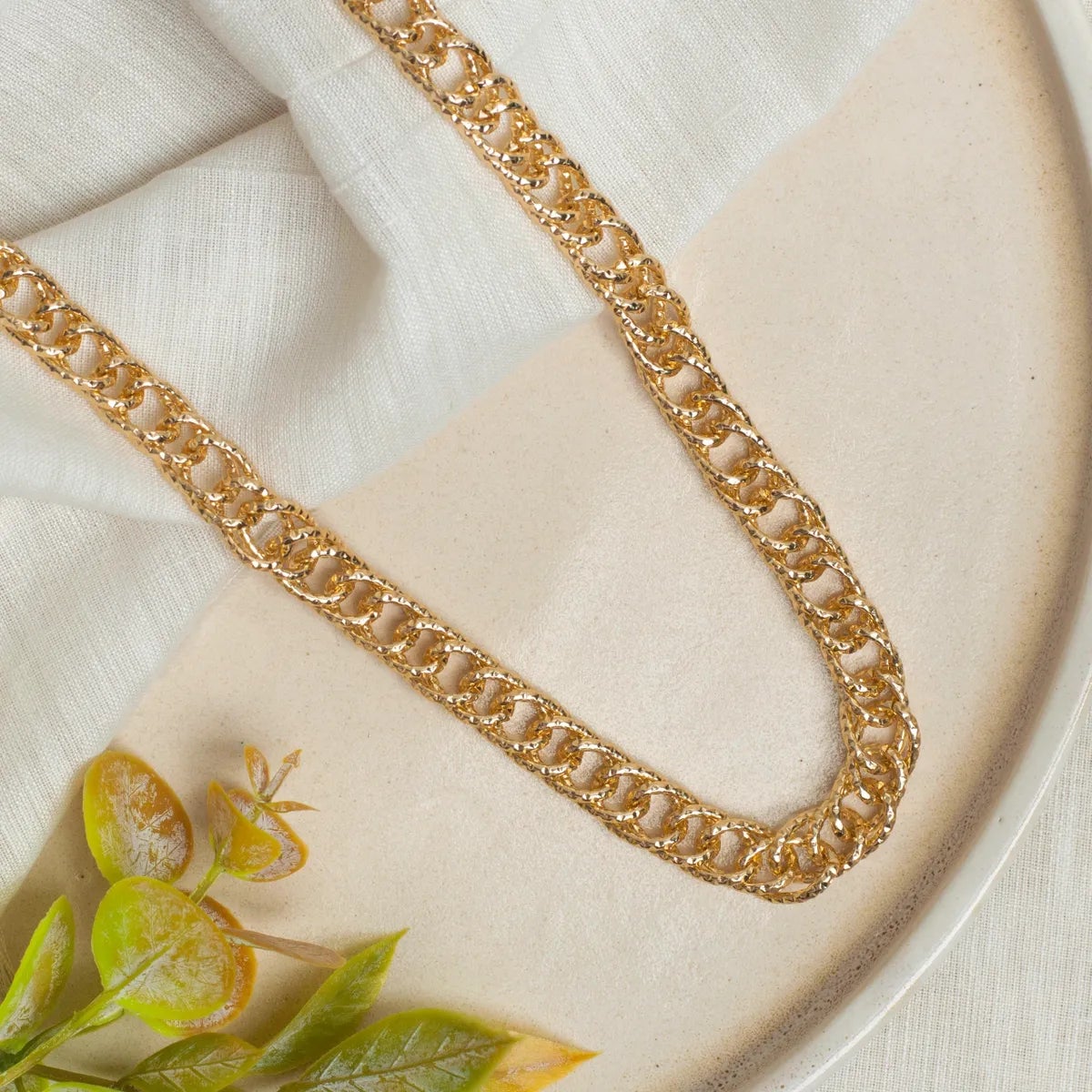 Aluminium Size 10 Mm Width 1 Meter Necklace Chain Women