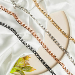 Aluminium Size 9 Mm Width 1 Meter Chain Women Men