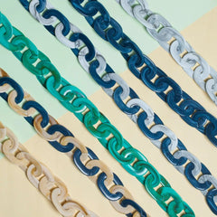 Arcylic Bag Multiuse Size 40 Mm 1 Meter Chain Women Unisex