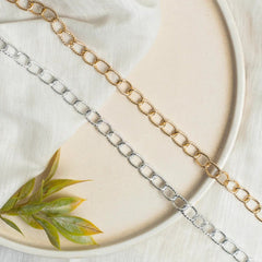 Aluminium Size 10 Mm Width 1 Meter Chain Women