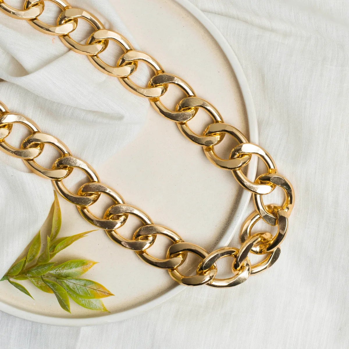 Aluminium Size 30 Mm Width 1 Meter Chain Women Unisex