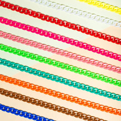 Small Acrylic Link 1 Meter 14 Mm Width Chain Women Unisex