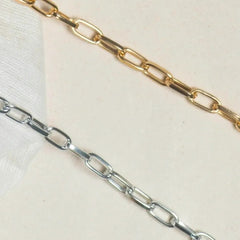 Aluminium Size 6 Mm Width 1 Meter Chain Women Men