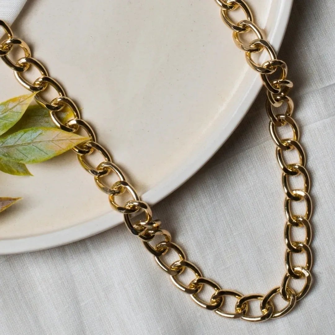 Aluminium Cable 13 Mm Width 1 Meter Chain Women Unisex Men