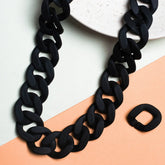 Matte Acrylic Link Sunglasses Necklace Holder 1 Meter 32 Mm Mask Chain Women Unisex