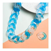 Two Tone Acrylic S Face Lanyard Or Sunglasses Holder 1 Meter 32 Mm Mask Chain Women Unisex