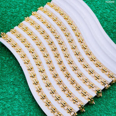 Round Ball Links 18K Gold Anti Tarnish Chain 1 Metre