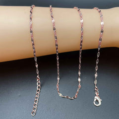 Link Chain 18K Gold Anti Tarnish Necklace Chain 20 Inches Women