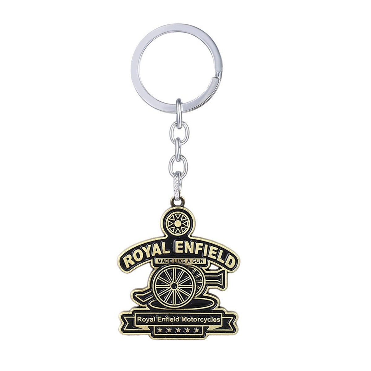 Vintage Royal Enfield Bullet Motor Cycle Bike Scooter Key Chain Ring