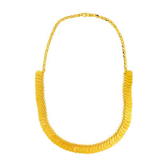 Temple Lakshmi Coin Gold Brass Choker Necklace For Women