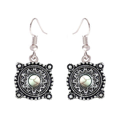 Oxidised Afghani Bohemian German Silver Beads Choker Necklace Earring