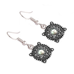 Oxidised Afghani Bohemian German Silver Beads Choker Necklace Earring