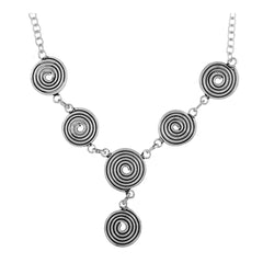 Oxidised Tribal Bohemian German Silver Necklace Earring Bracelet Set