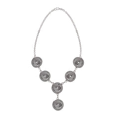 Oxidised Tribal Rope Bohemian German Silver Necklace Earring Bracelet