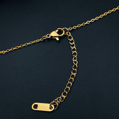 Butterfly Dainty 18K Gold Stainless Steel Necklace Chain for Women