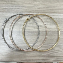 Glosssy Gold Celebrity Fame Stainless Steel Anti Tarnish Nail Openable Hasli Choker Necklace for Women