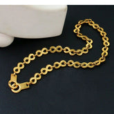 Handcuff Infinity 18K Gold Anti Tarnish Stainless Steel Necklace Chain for Men & Women