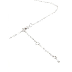 Copper Solitaires Cubic Zirconia Gold Necklace Link Pendant Chain For Women
