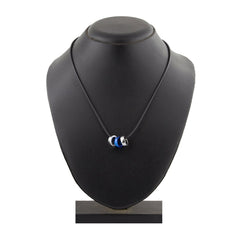Funky Punk Biker 3 Rings Silver Stainless Steel Pendant Necklace Chain