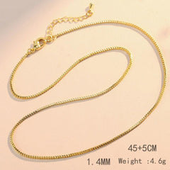 Rainbow Best Friend Enamel Gold Pendant Chain For Women