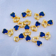 Baby Girl Gold Blue Crystal Copper Center Pcs For Women