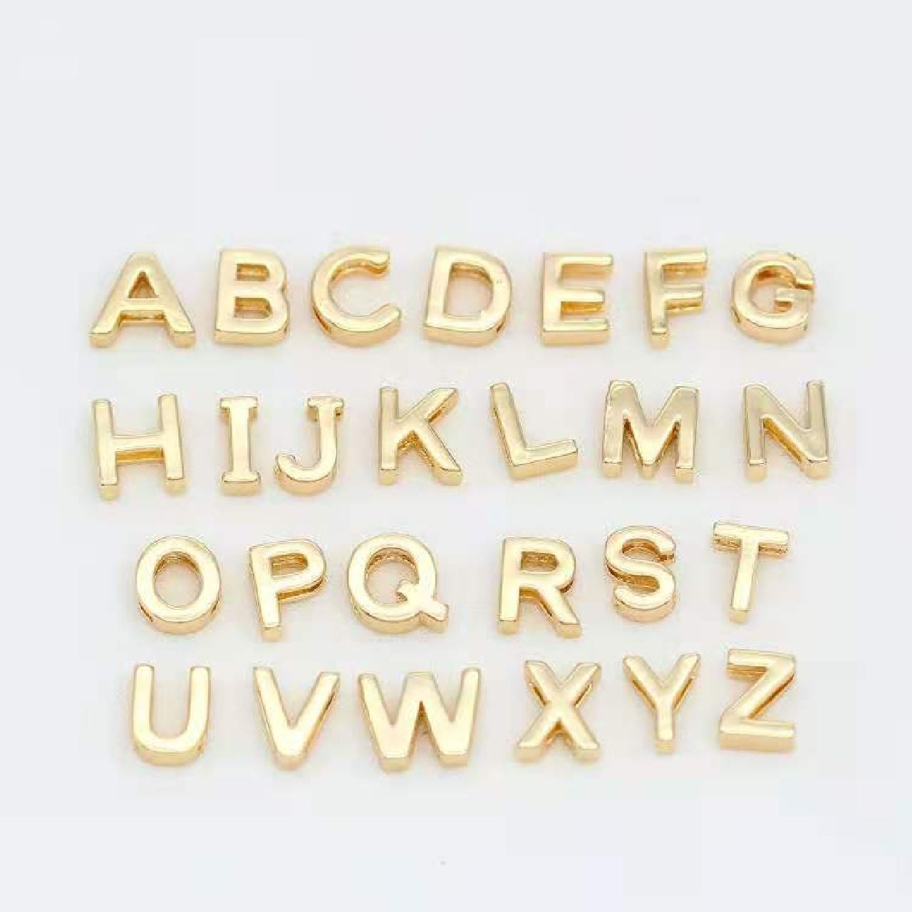 Initial Alphabet Letter Gold Charm Birthday Gifts Women Girls