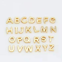 Initial Alphabet Letter Gold Charm Birthday Gifts Women Girls
