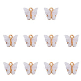 Butterfly White Gold Pendant Centre Pcs For Women