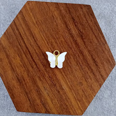 Butterfly White Gold Pendant Centre Pcs For Women