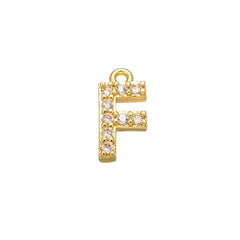 Small Initial Alphabets B Letter Ad American Diamond Gold Pendant For Women