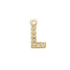 Small Initial Alphabets B Letter Ad American Diamond Gold Pendant For Women