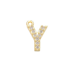 Small Initial Alphabets B Letter Ad American Diamond Gold Pendant For Women
